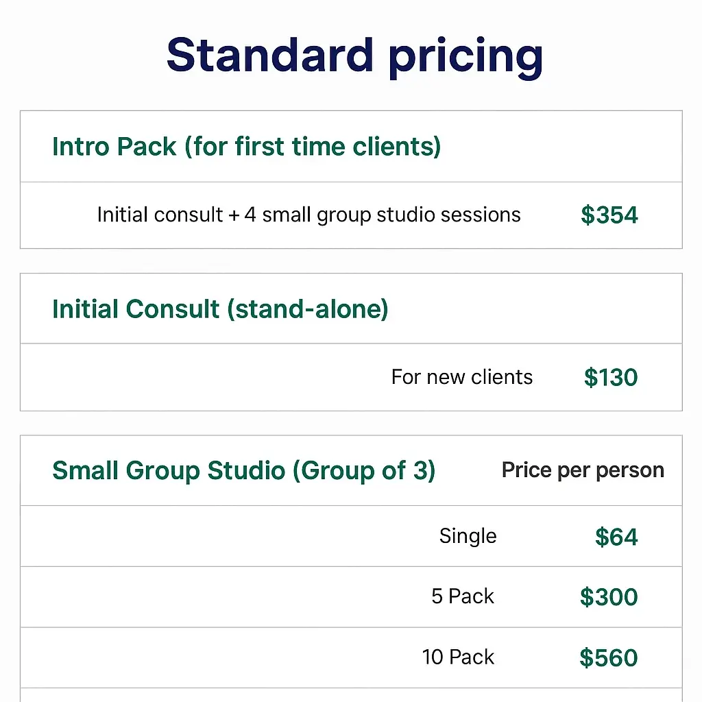 Studio Bungee Sydney Price