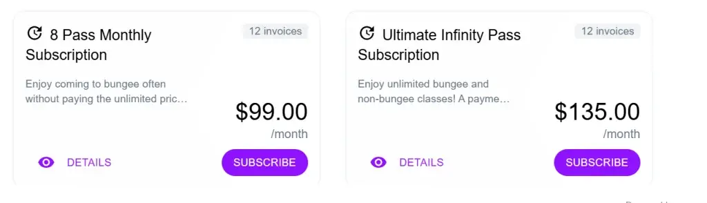 Bungee Fitness Tulsa prices